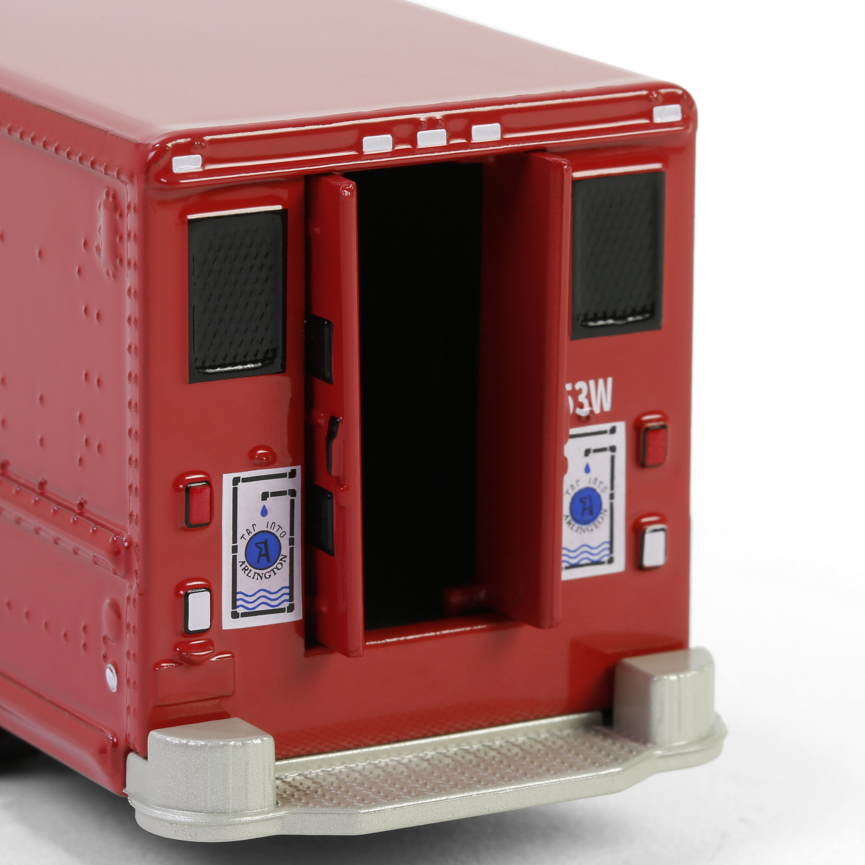 Step Van with Traffic Cone Mounts