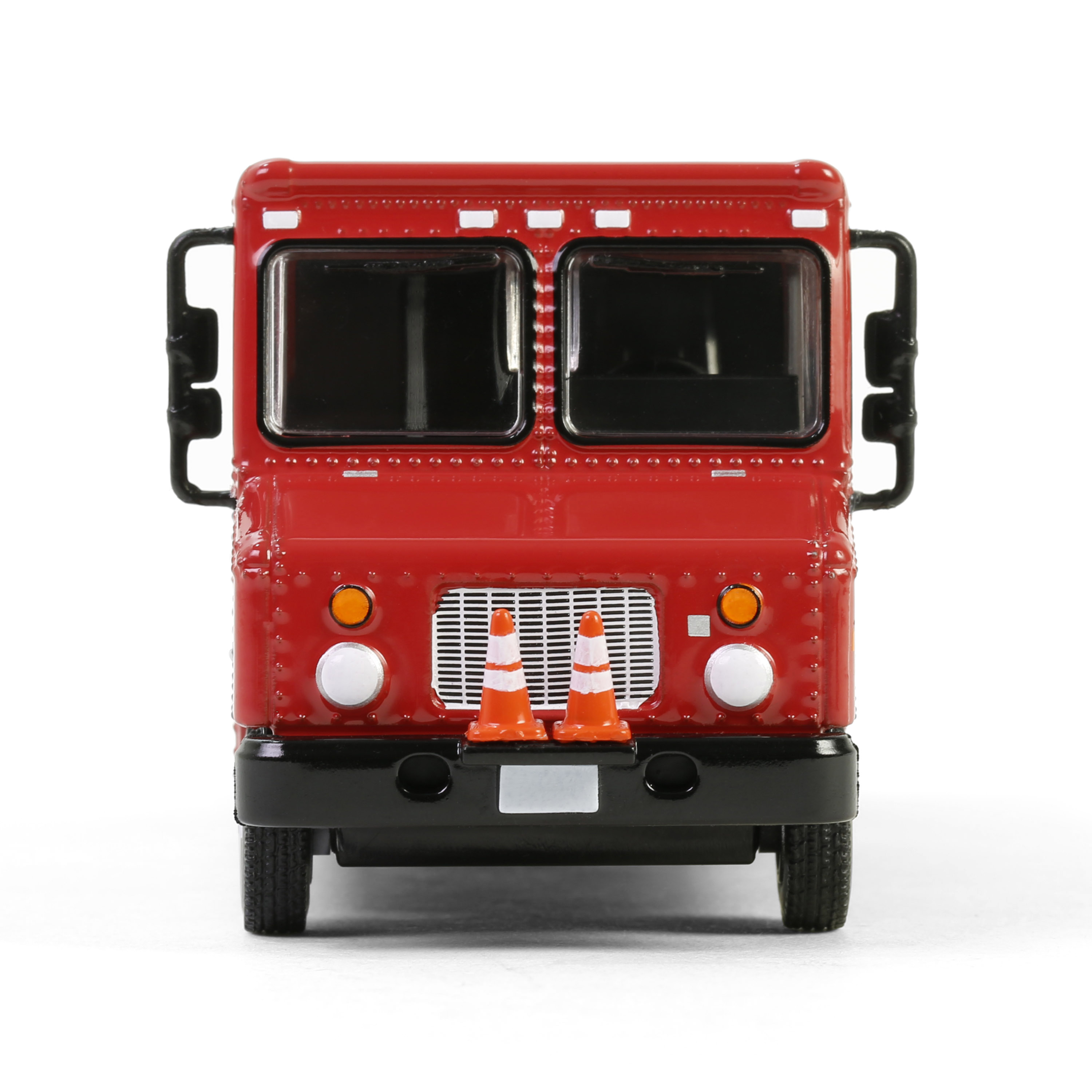 Step Van with Traffic Cone Mounts