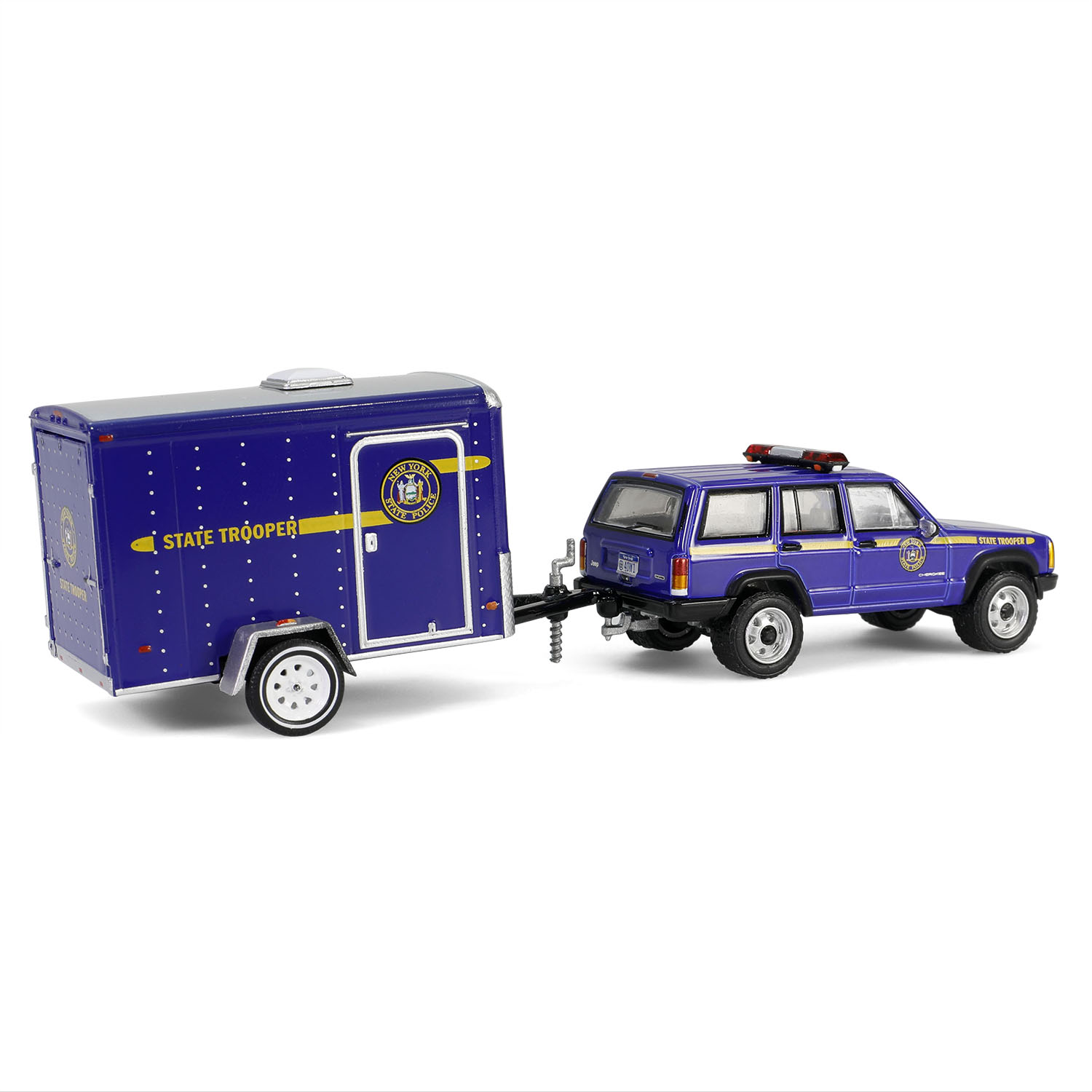 Cherokee with Small Cargo Trailer