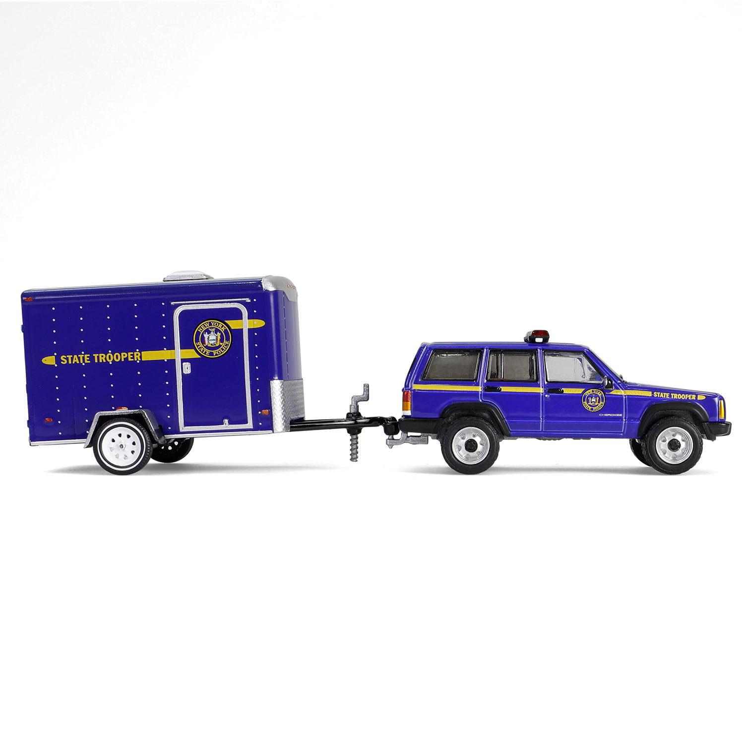 Cherokee with Small Cargo Trailer