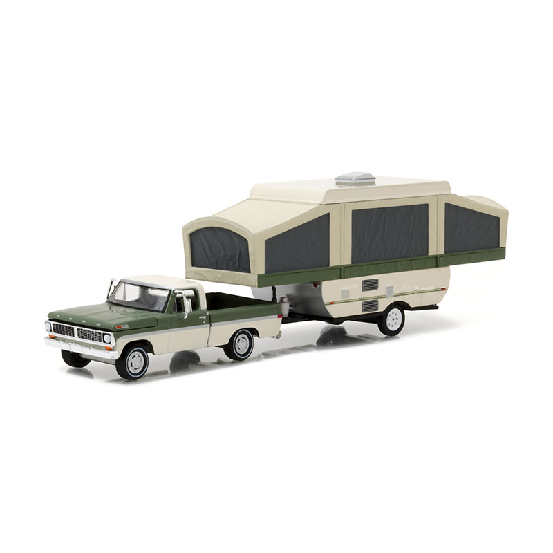 F-100 with Pop-Up Camper Trailer Solid Pack 