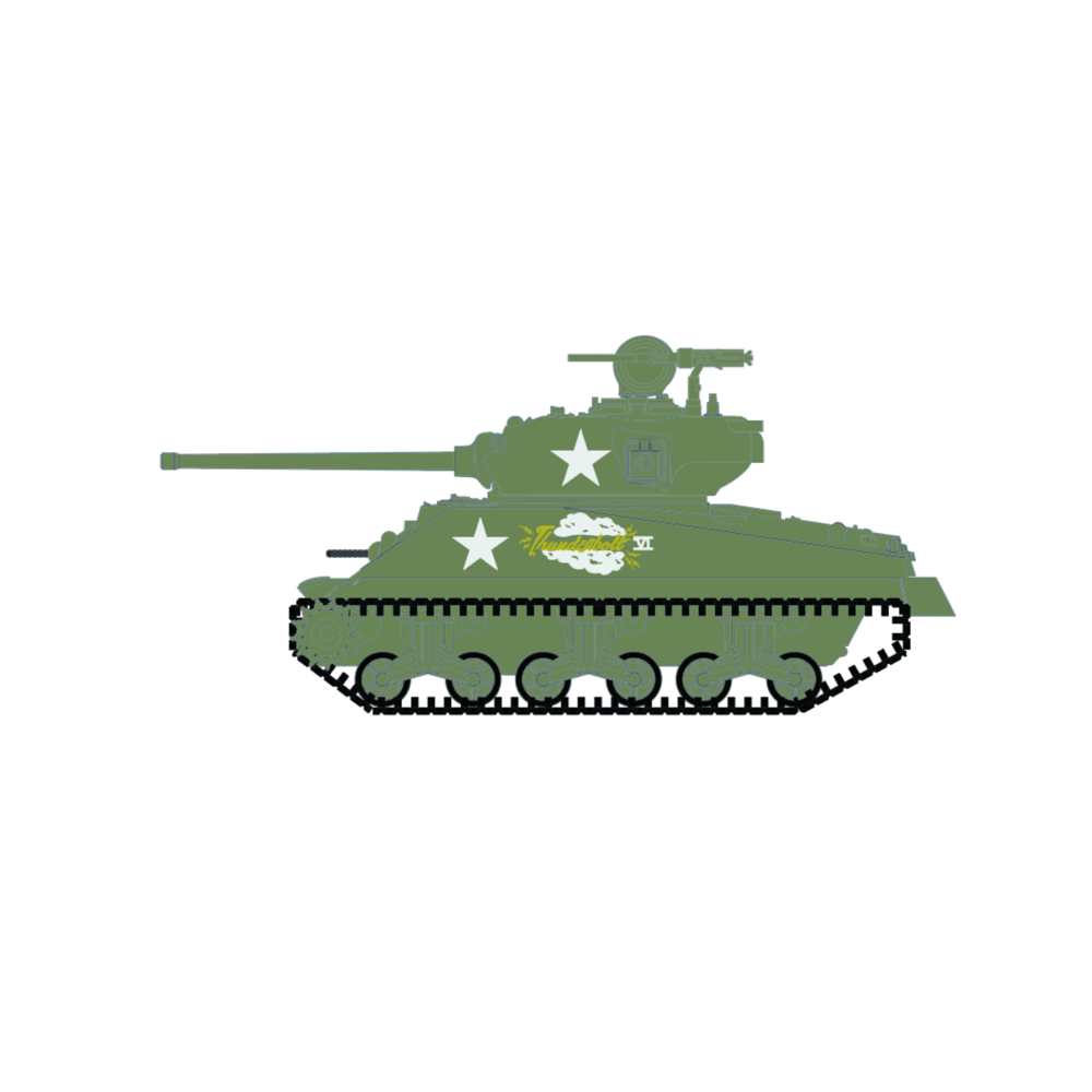 U.S Sherman M4A3 Tank