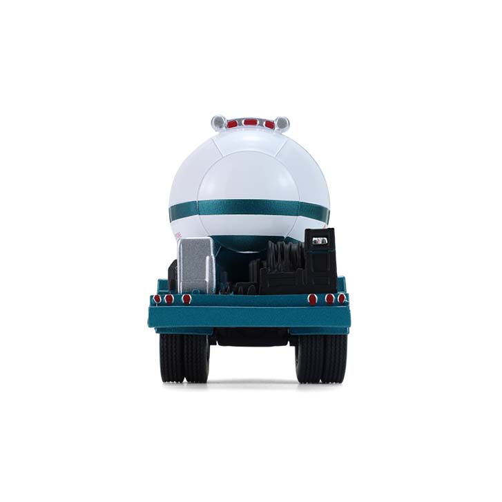 S.D.卡车模型系列20 - 1982款雪佛兰C-60丙烷运输车（白绿双色涂装）完整套装