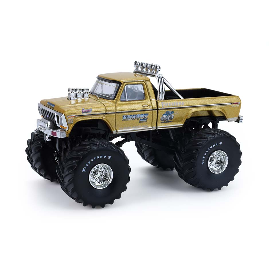 大脚1号50周年纪念版 - F-250改装怪兽卡车 (金属金)