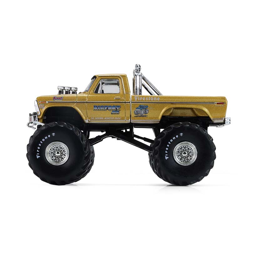 大脚1号50周年纪念版 - F-250改装怪兽卡车 (金属金)