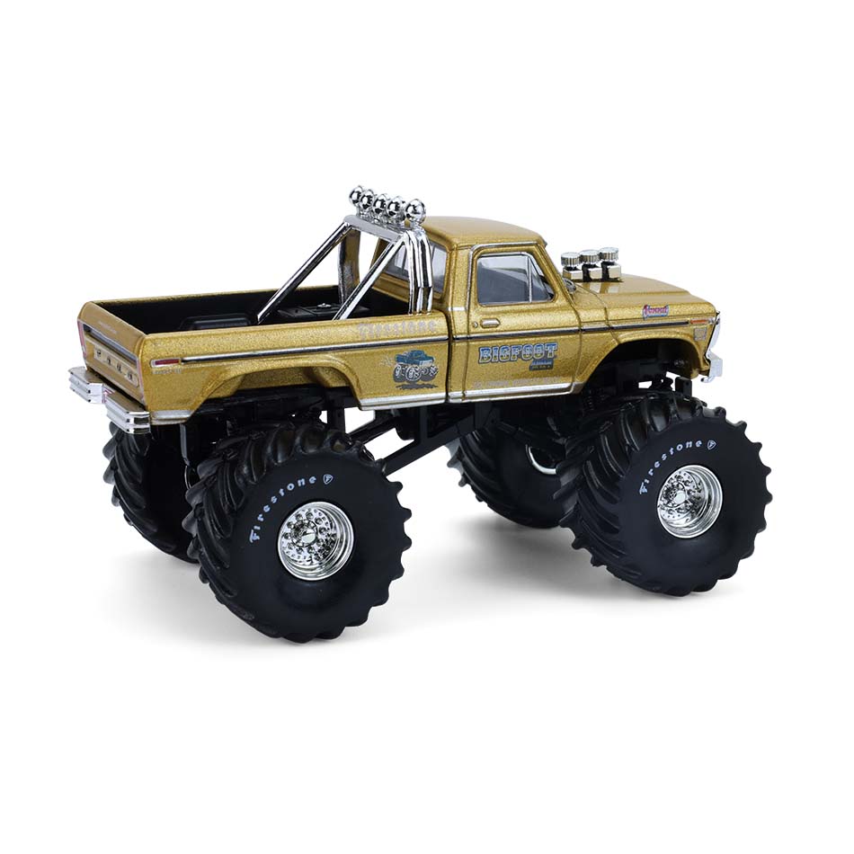 大脚1号50周年纪念版 - F-250改装怪兽卡车 (金属金)