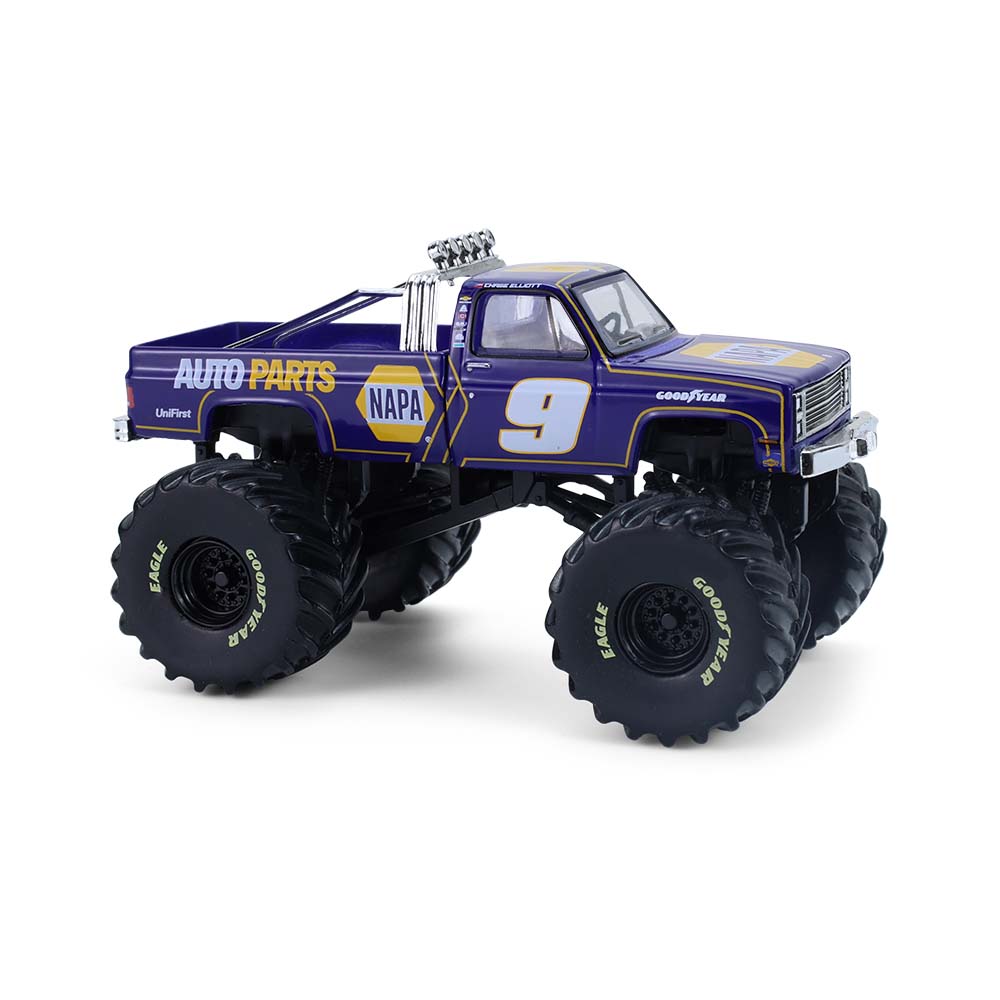 粉碎王者 - 热力追踪特别版-C-20怪兽卡车｜#9 NAPA经典蓝黄战袍