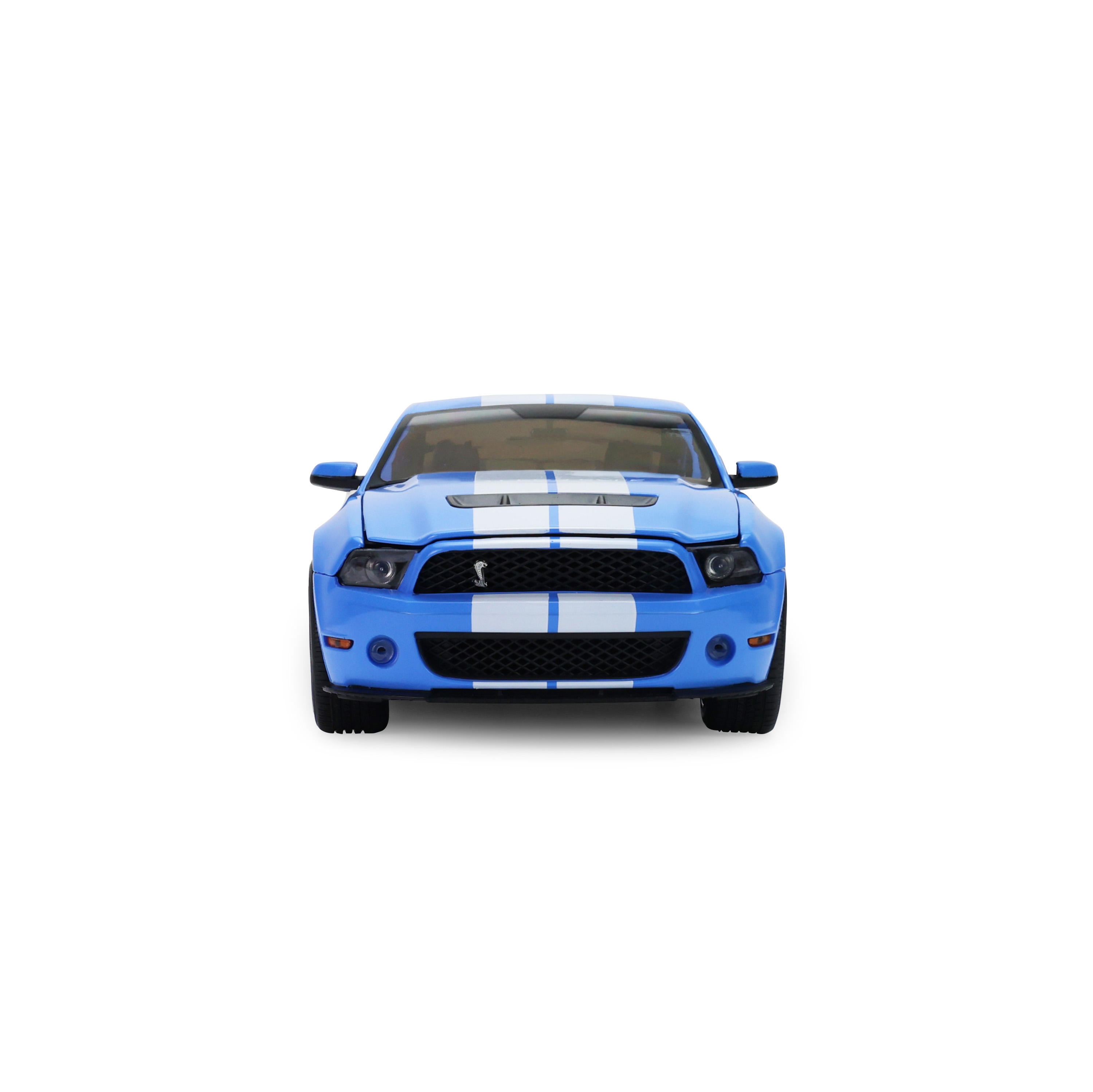 Shelby GT500 - 掠夺者蓝配白色条纹