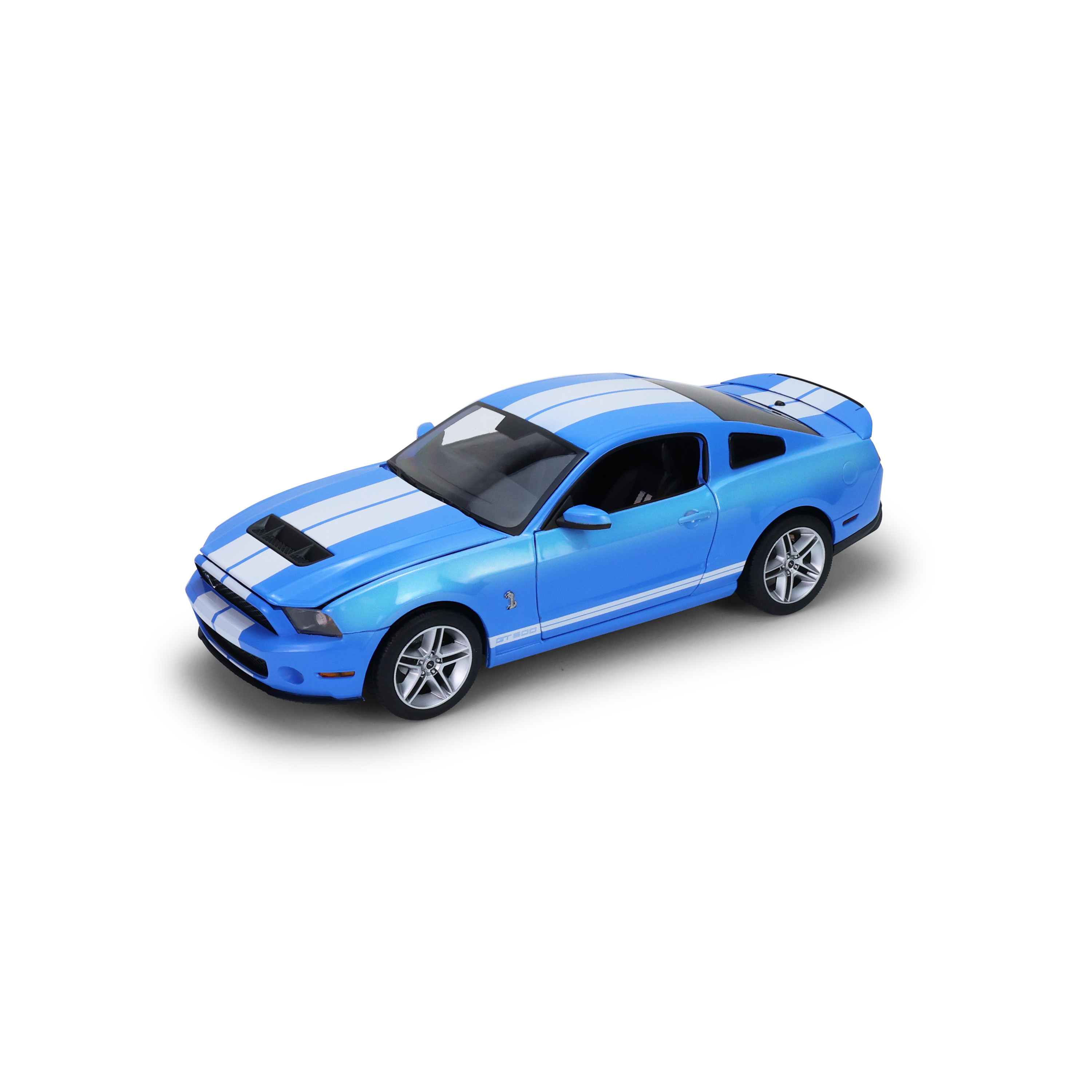 Shelby GT500 - 掠夺者蓝配白色条纹