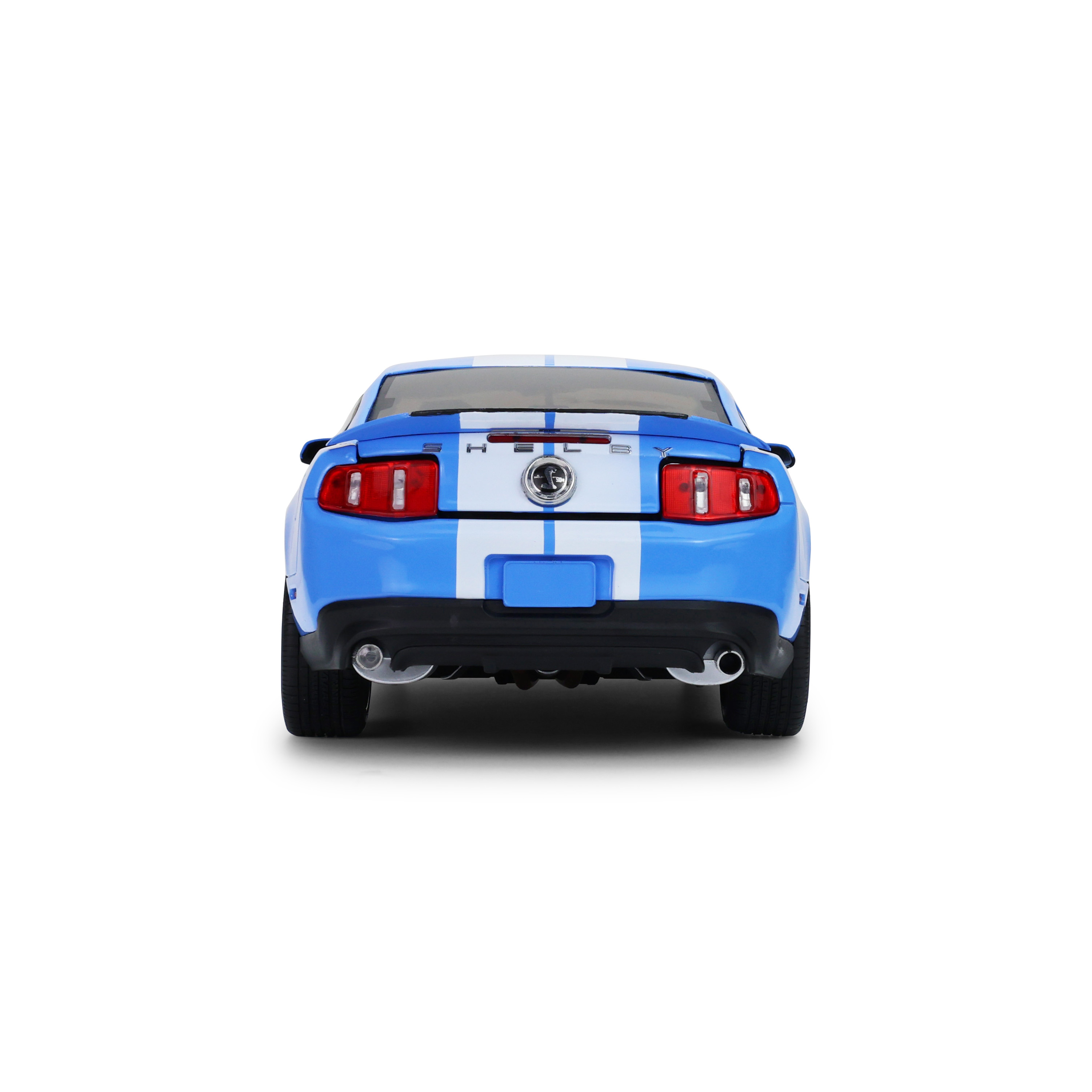 Shelby GT500 - 掠夺者蓝配白色条纹