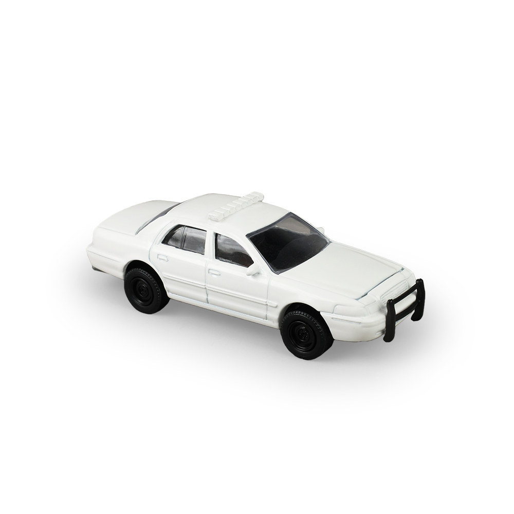 维多利亚皇冠警用拦截者 - 白色