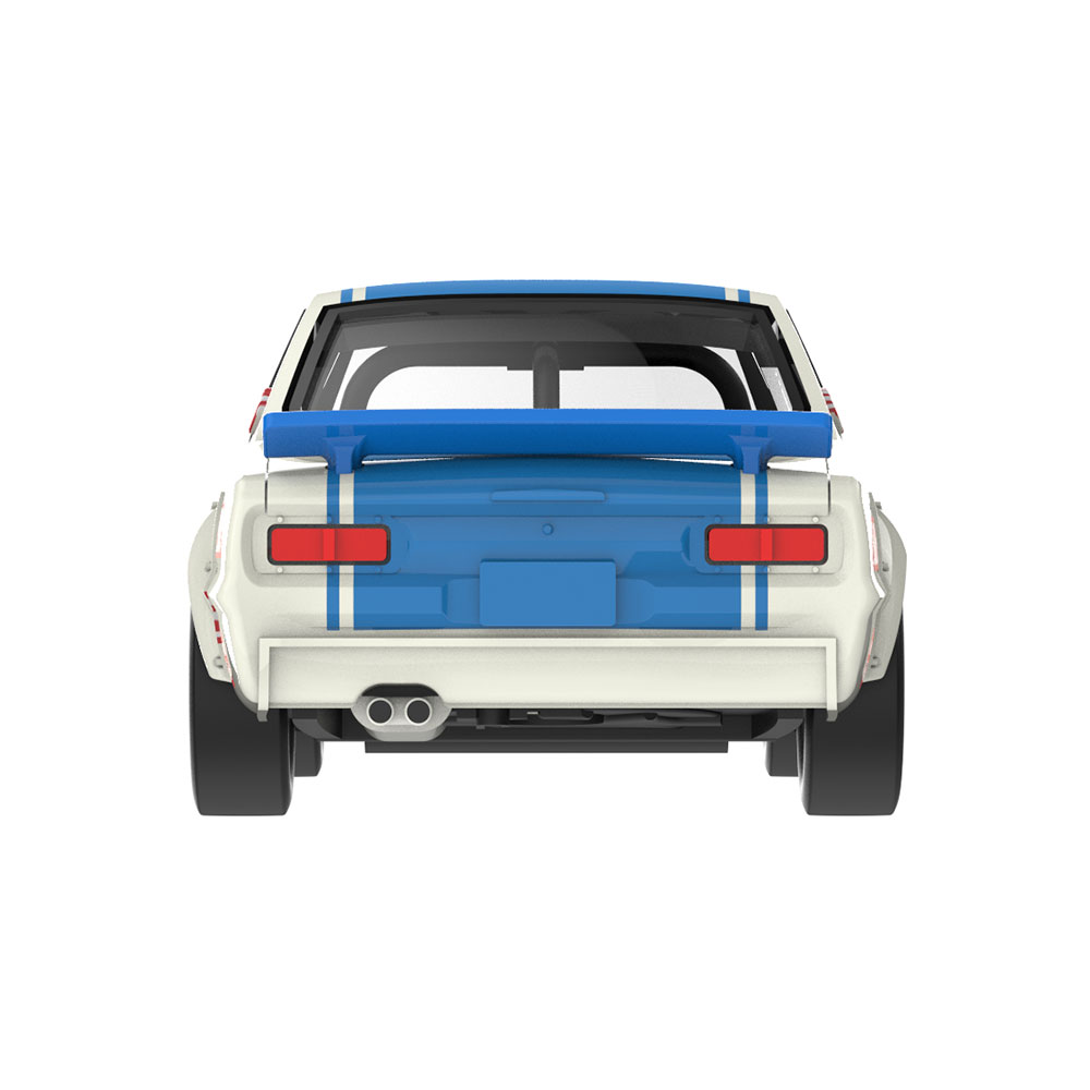 Skyline Hakosuka (哈科萨卡) - 白色 (配备定制轮毂与黄色防滚架，内饰工艺升级)