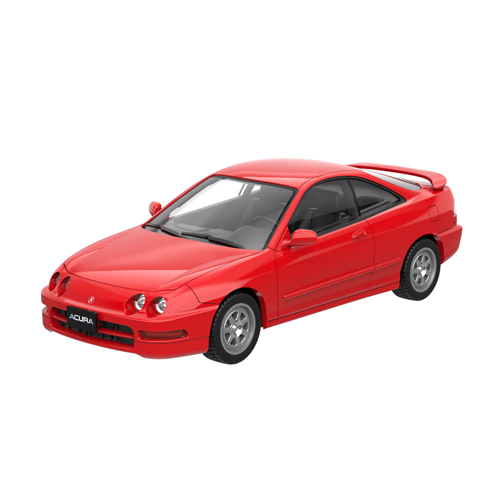 Integra GS-R 配定制轮毂 - 米兰红  (全新模具）