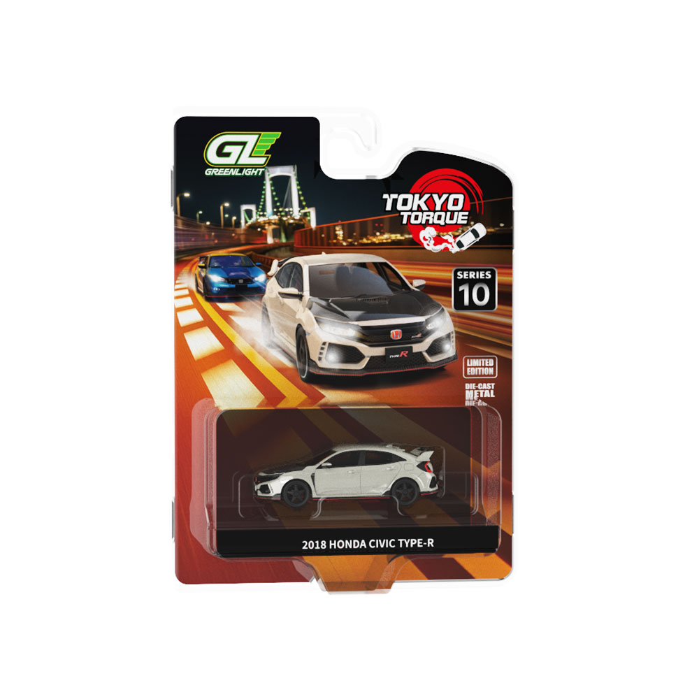 本田思域Type-R（FK8）定制轮毂与碳纤维引擎盖——冠军白