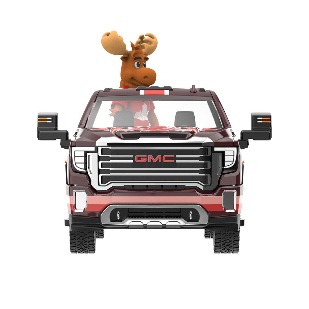 Sierra 3500HD重型皮卡 - 附驼鹿造型的加拿大致敬版