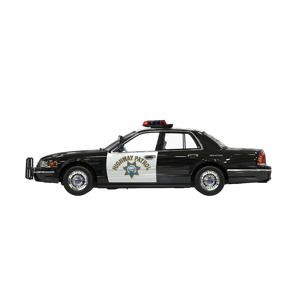维多利亚皇冠警用拦截车 - 加州公路巡逻队
