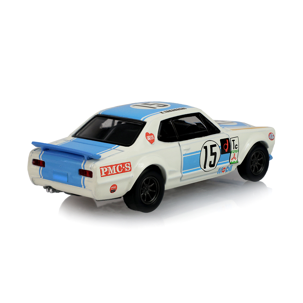 Skyline Hakosuka (哈科萨卡) - 白色 (配备定制轮毂与黄色防滚架，内饰工艺升级)