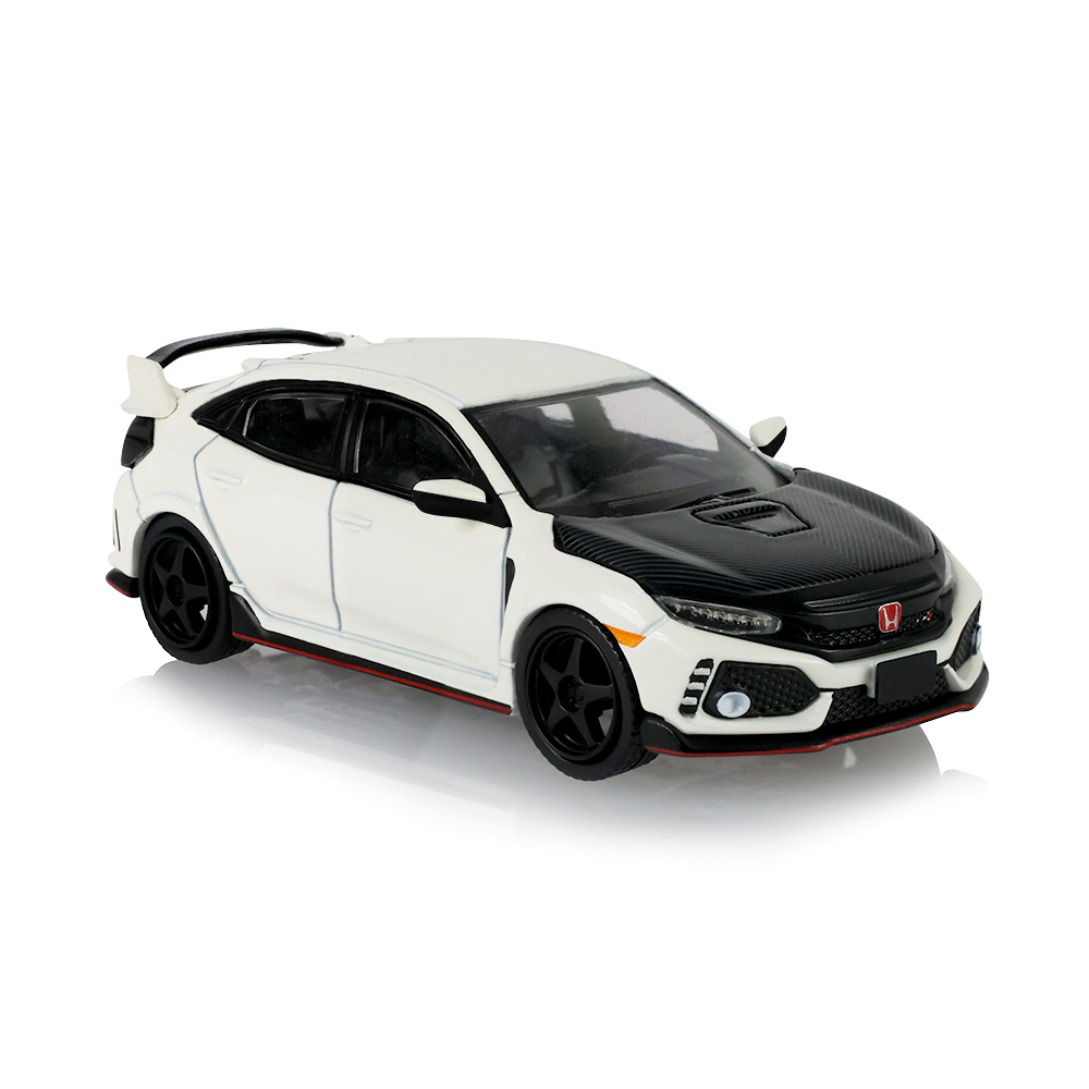 本田思域Type-R（FK8）定制轮毂与碳纤维引擎盖——冠军白