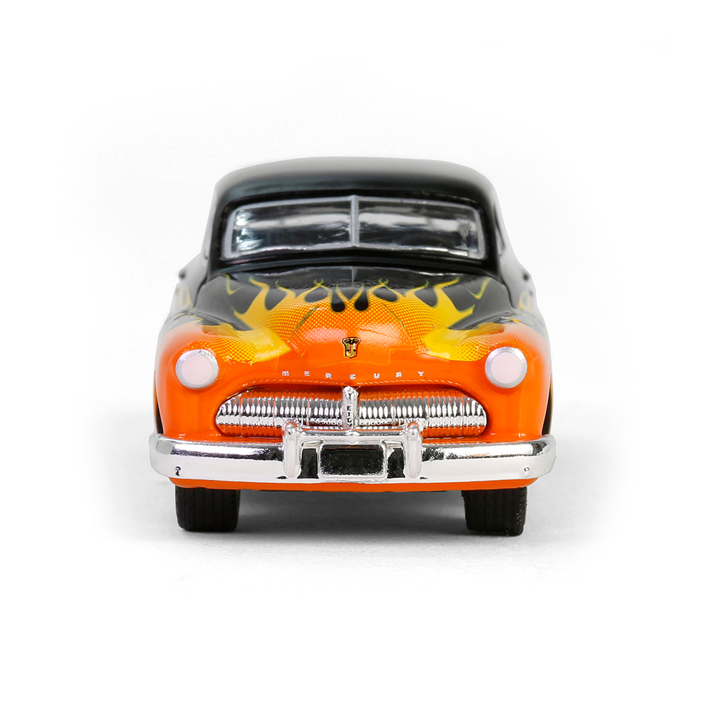 烈焰传奇系列.1949年水星八号.双门轿跑 —— 黑色车身配火焰拉花