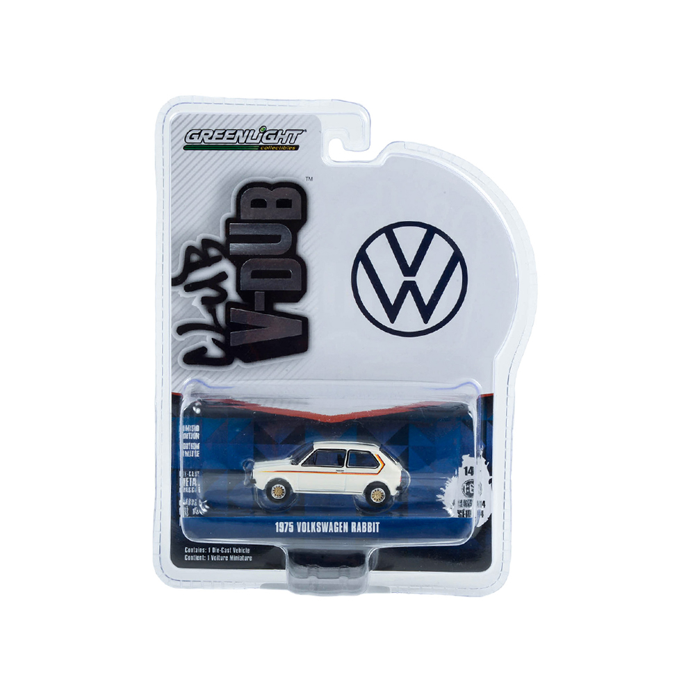 1975年大众Rabbit —— 柔光白车身搭配定制条纹