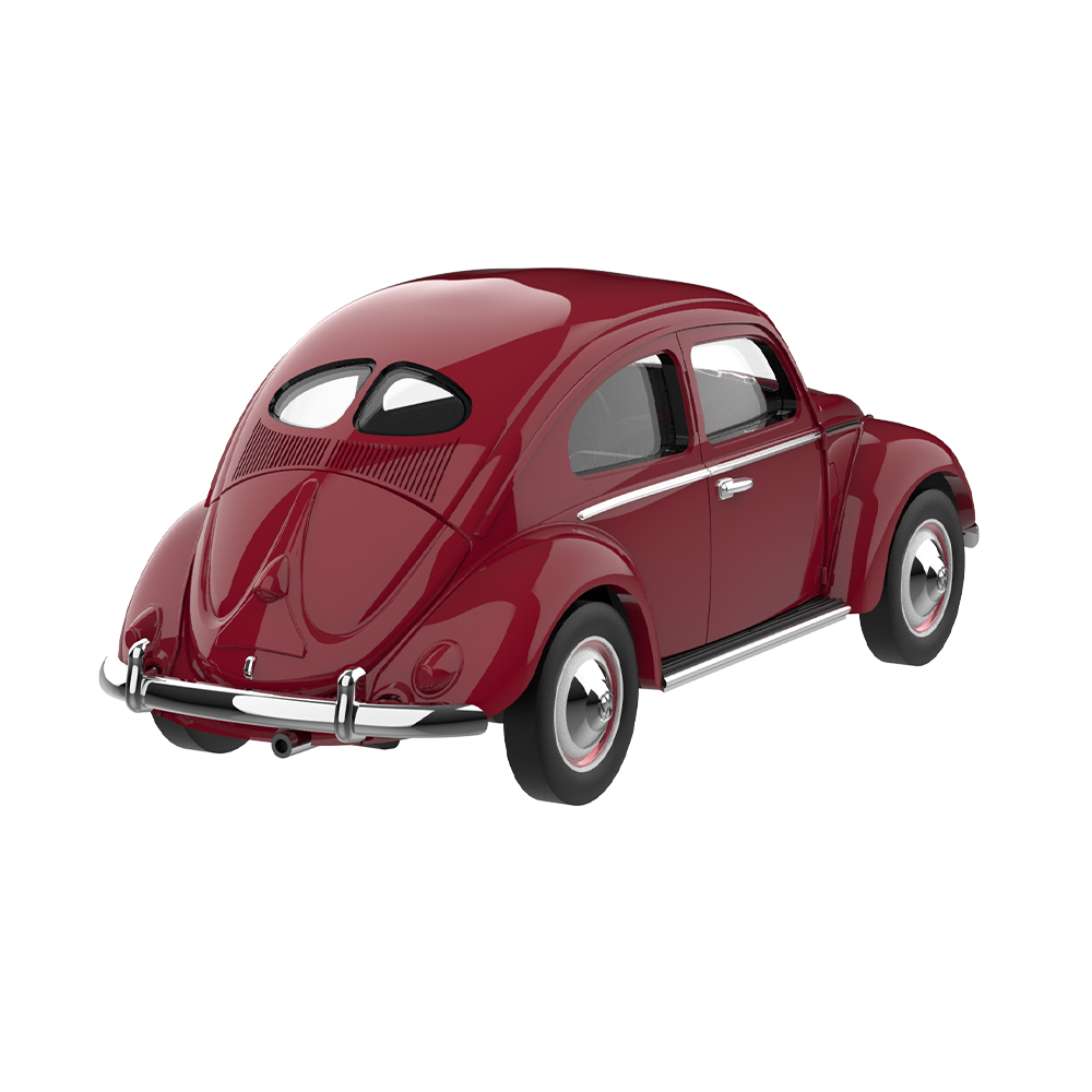 甲壳虫 - 分裂式后窗 - 暗红色