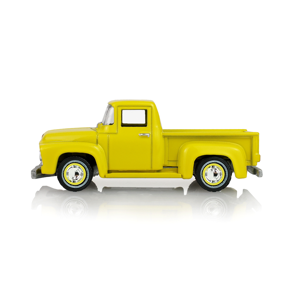 F-100皮卡 - 亮黄色