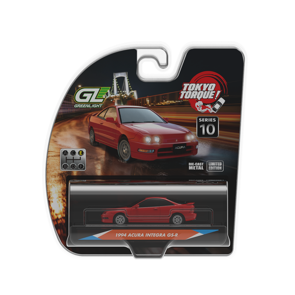 Integra GS-R 配定制轮毂 - 米兰红  (全新模具）