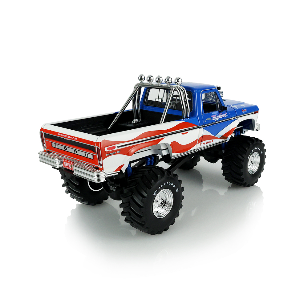 大脚怪 #1 - 1979 福特 F-250 怪兽卡车美国 250 周年纪念版，附 1:18 比例鲍勃·钱德勒站立人偶