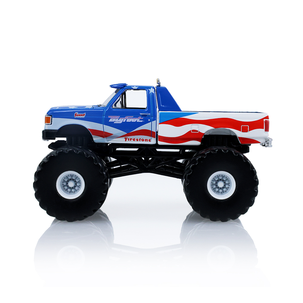 粉碎王者 - 大脚怪 #14 - 1990 福特 F-350 卡车 ​​美国 250 周年纪念版