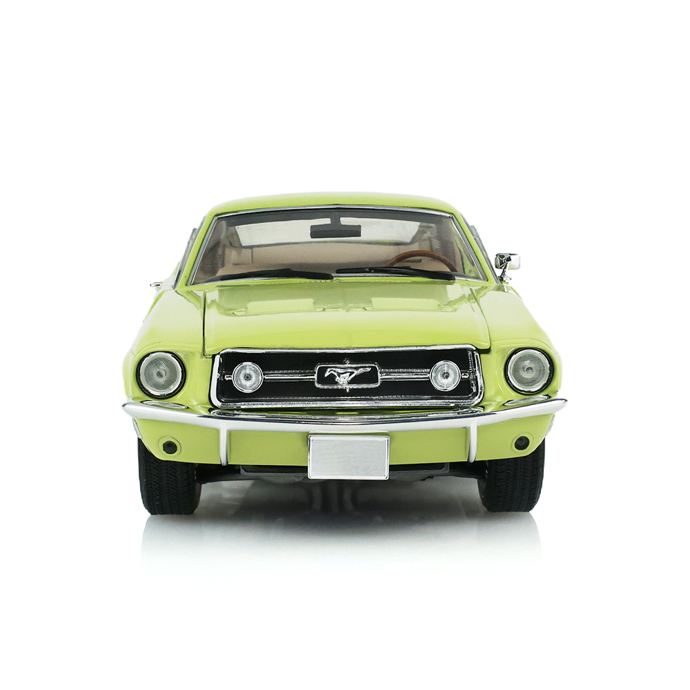 野马 GT Fastback - 青柠金配黑色GT条纹