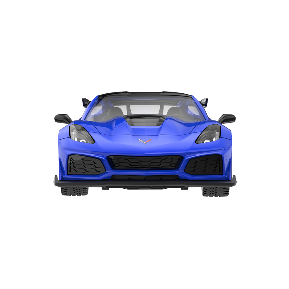 2019款雪佛兰克尔维特C7 ZR1 - 拉古纳蓝，定制轮毂