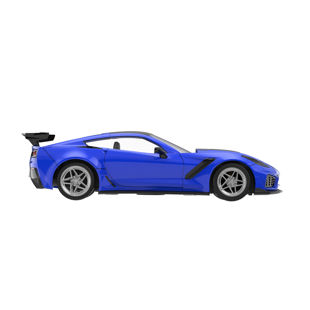 2019款雪佛兰克尔维特C7 ZR1 - 拉古纳蓝，定制轮毂