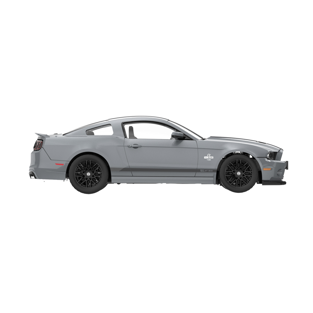 2013年福特野马GT-500，配备540R轮圈 - 斯特林灰色金屬漆