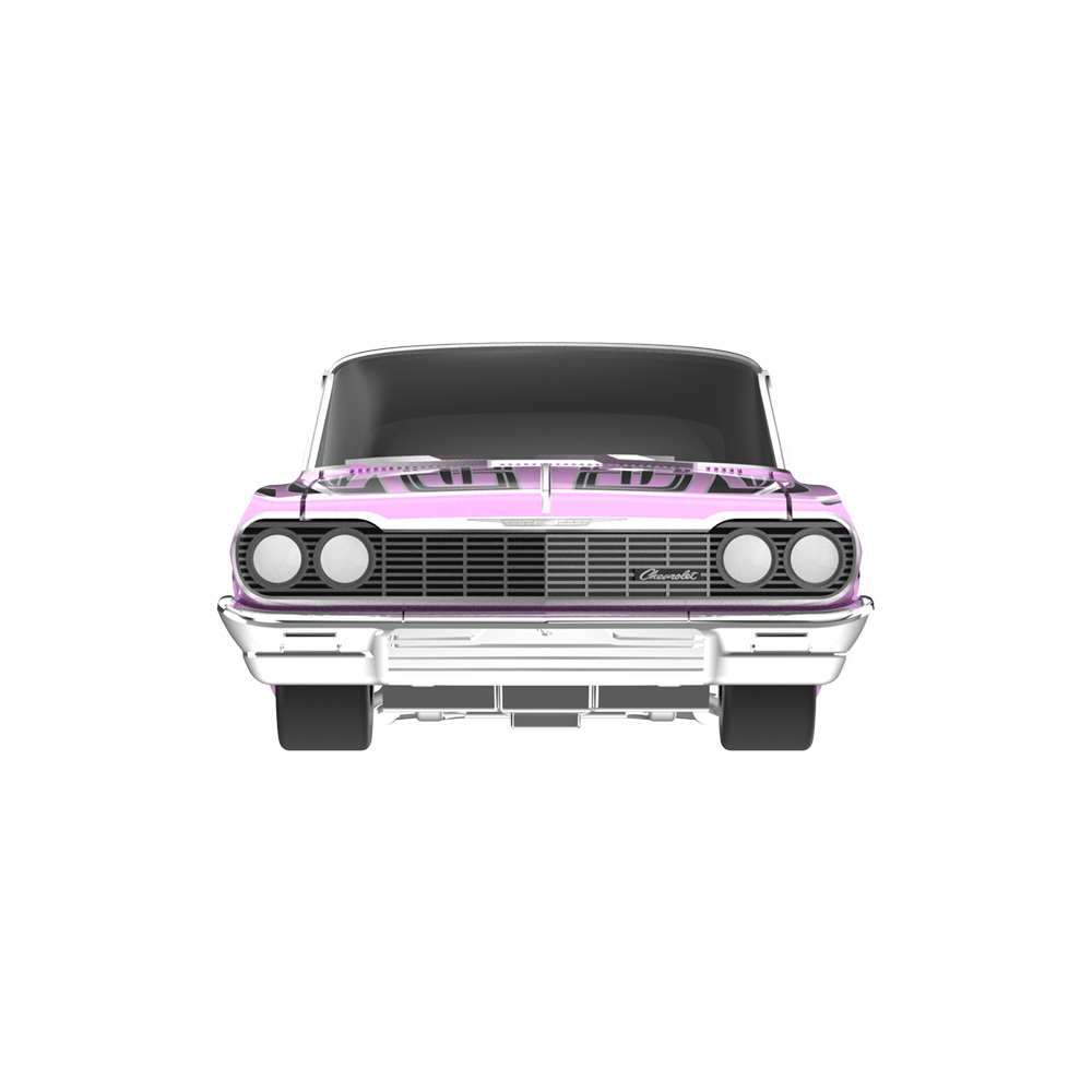 1964 雪佛兰 Impala_粉色 可调式低底盘