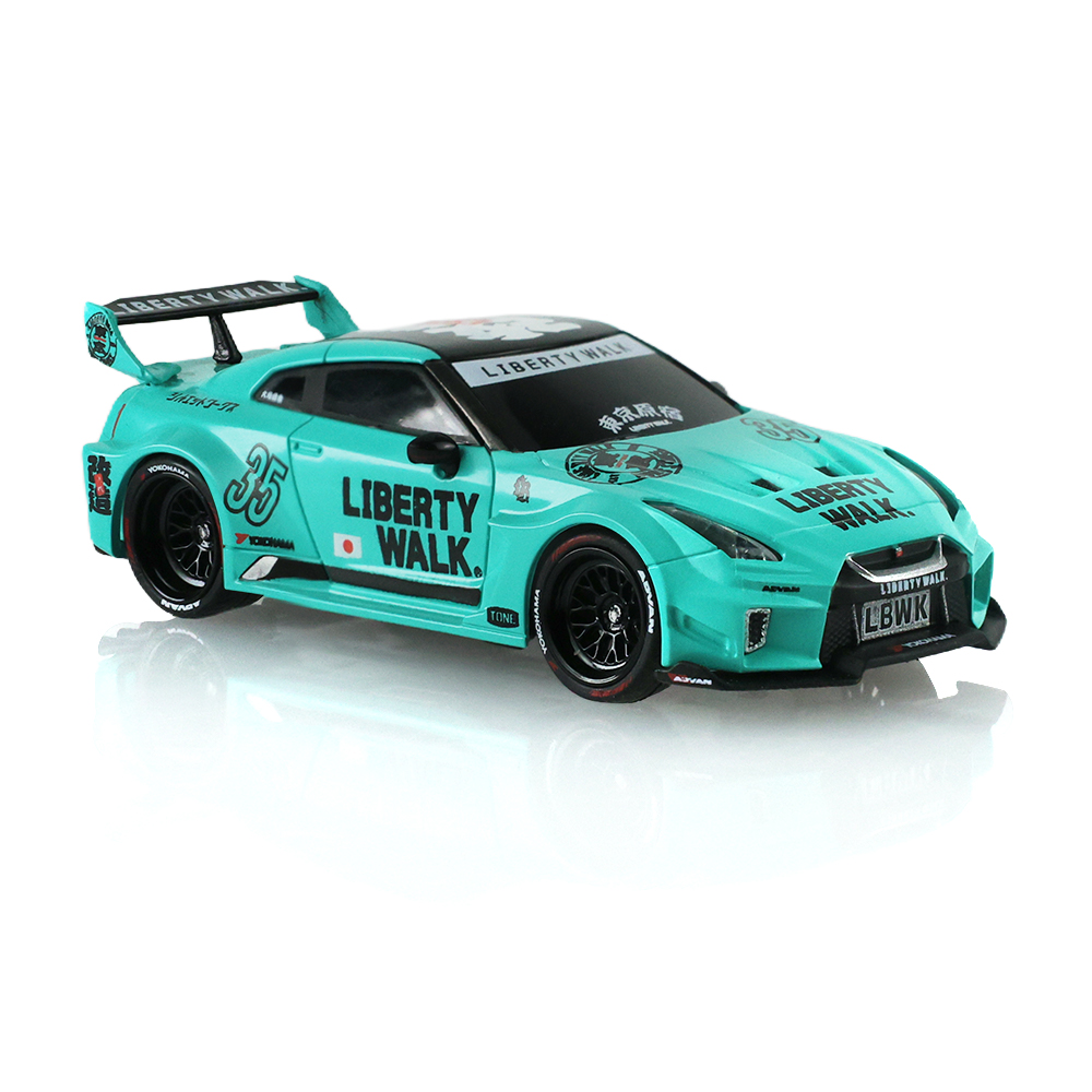 Liberty Walk超级剪影35GT-RR薄荷绿