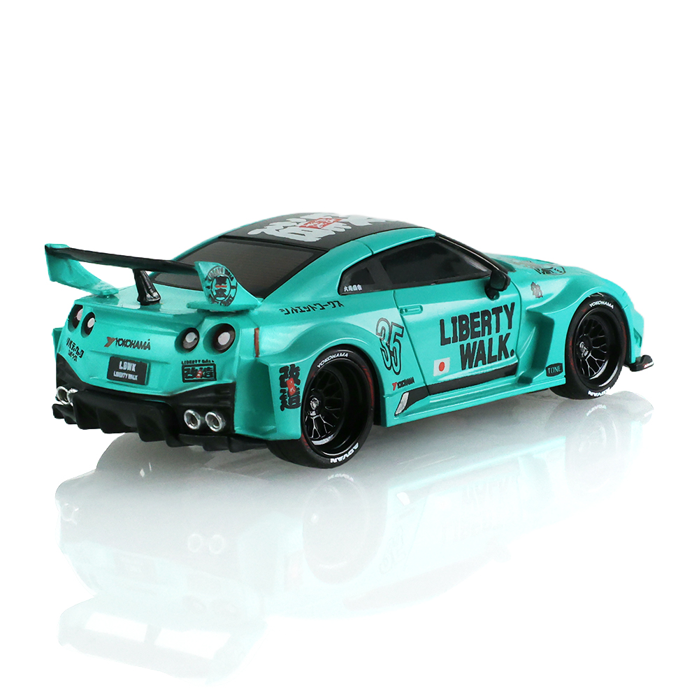 Liberty Walk超级剪影35GT-RR薄荷绿