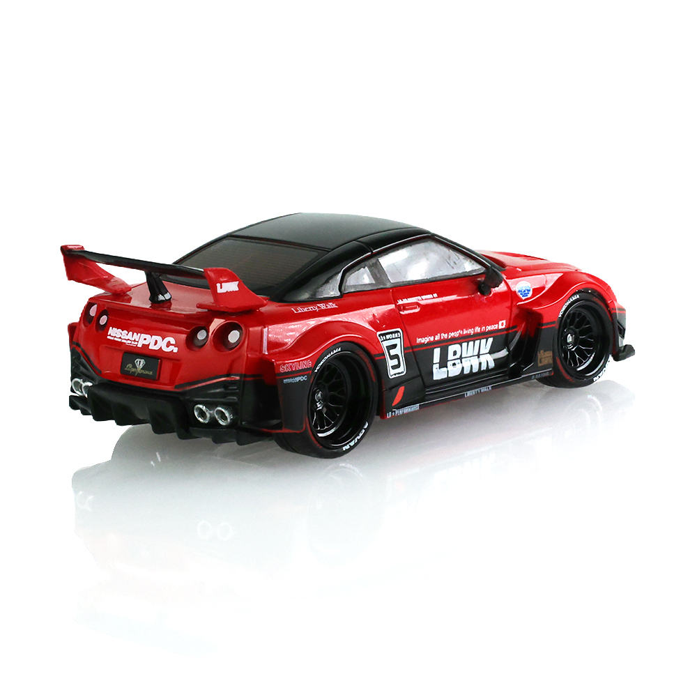 Liberty Walk超级剪影35GT-RR-红黑配色
