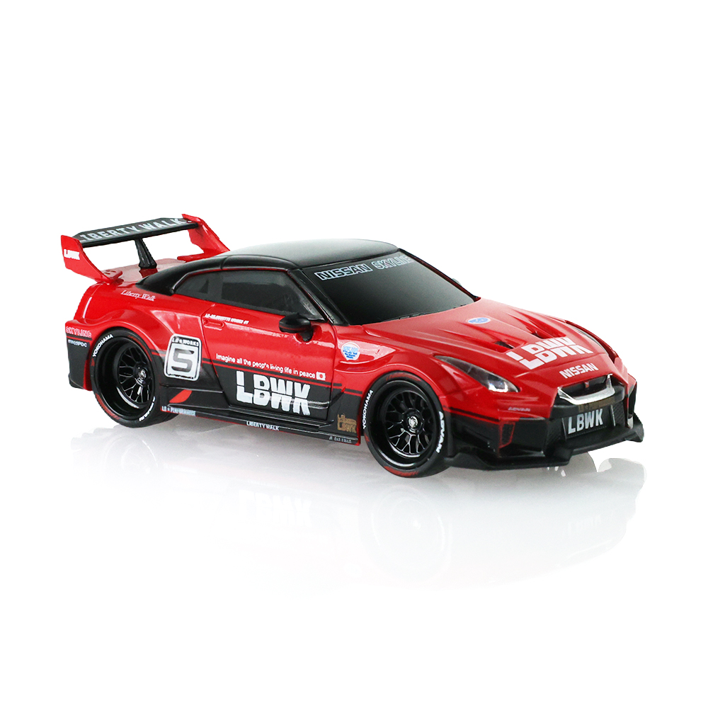 Liberty Walk超级剪影35GT-RR-红黑配色