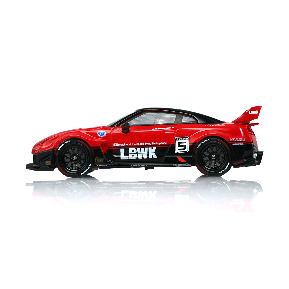 Liberty Walk超级剪影35GT-RR-红黑配色