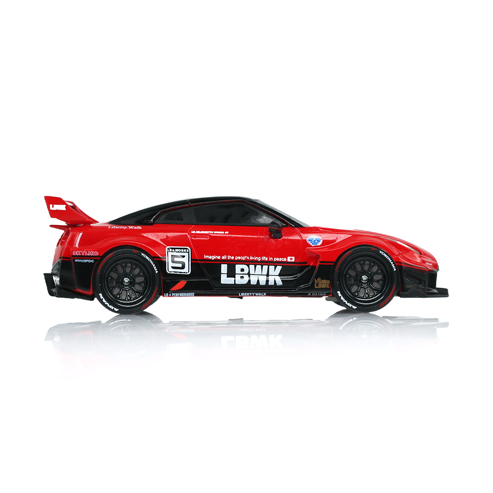 Liberty Walk超级剪影35GT-RR-红黑配色