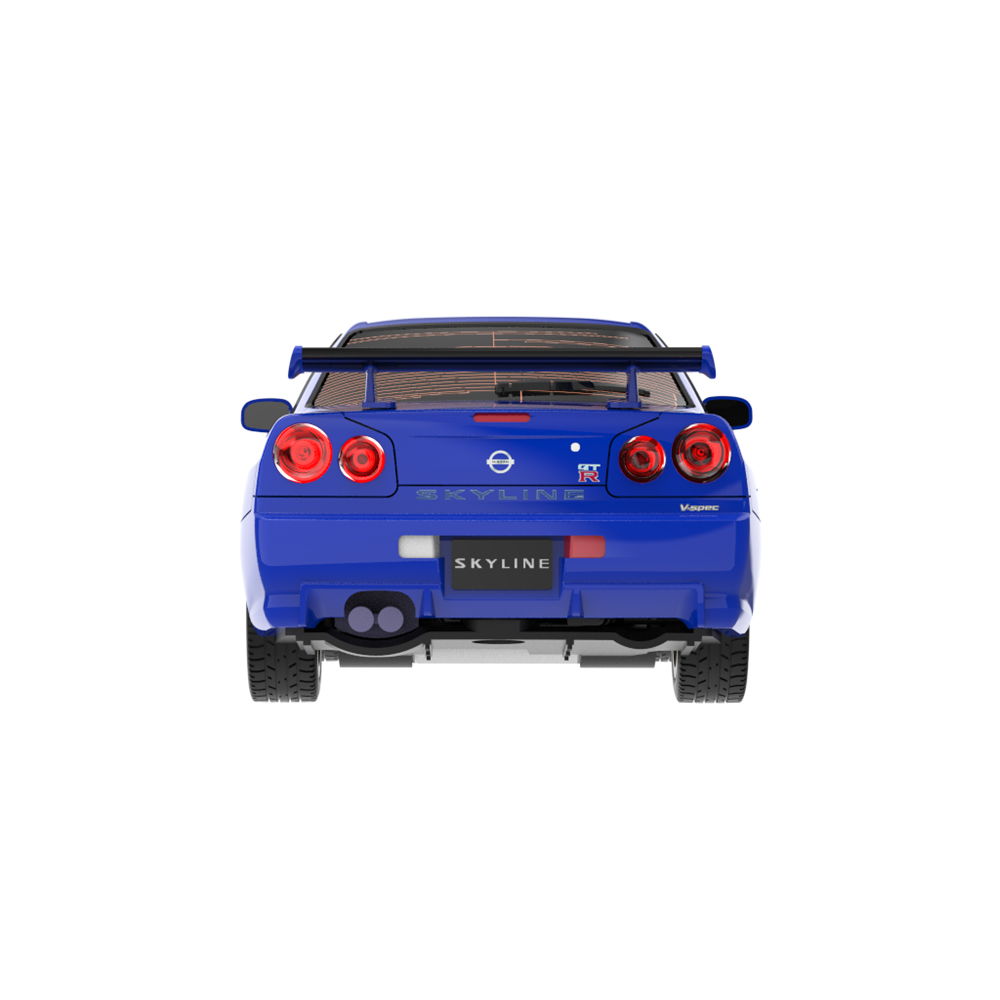 天际线 R34 GT-R V-Spec —— 海湾蓝